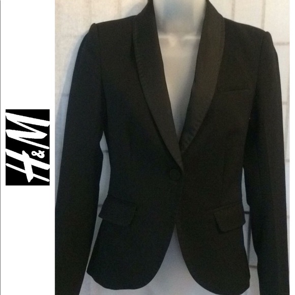 H&M Jackets & Blazers - 🌺H&M Black Cute Blazer-BLS#0054B🌺